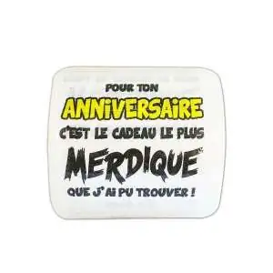 Papier Toilettes humoristique Cadeau Anniversaire Merdique