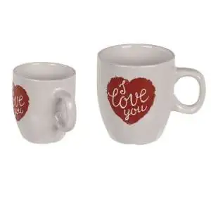 Duo de tasse coeur I love you 2 Mugs