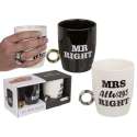 Tasses bague Mr Right et Mrs Always Right Mug anneau