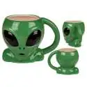 Tasse tête d'extraterrestre vert Mug Alien