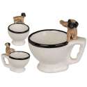 Tasse cuvette de toilettes avec chien qui fait pipi Mug WC