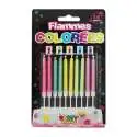 Bougies multicolores à Flammes Colorées ( 10 pièces)