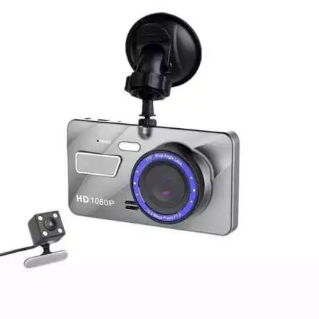 2 Dashcam 1080P avec camera arrière infrarouge pour voiture