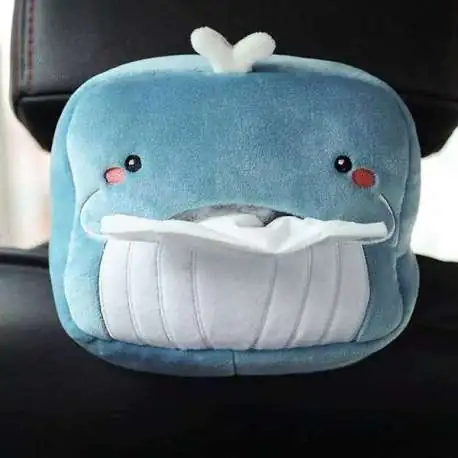 Baleine en peluche distributeur boite à mouchoirs