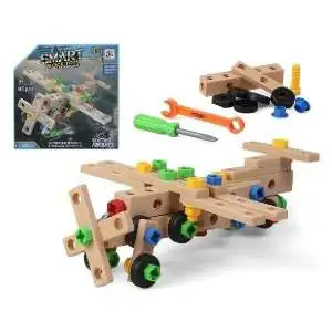 Jeu de construction avion à assembler avec outils montessori