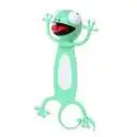 Marque-page en forme de gecko 3D animal humoristique et drole