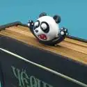 Marque-page panda écrasé 3D animal humoristique et drole