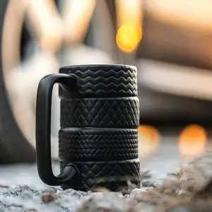 Mug pneus superposés tasse roues de voiture