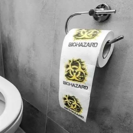 Rouleau de papier toilettes Biohazard papier WC