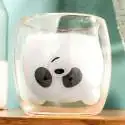 Mug à double paroi motif panda tasse café et thé originale