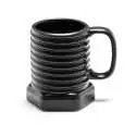 Mug vis à écrou noire Tasse originale bricolage