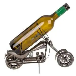 Porte-bouteille moto métallique range-bouteille en métal
