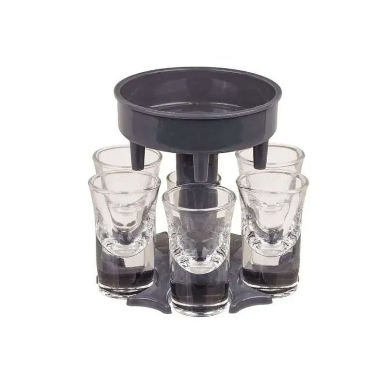 Porte-distributeur créatif de 6 verres à Shot, support