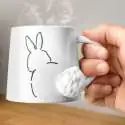 Mug lapin à queue 3D Tasse animal