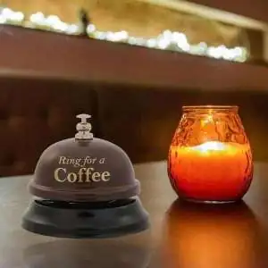 Sonnette ring for coffee clochette