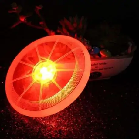 Frisbee à lumière LED lumineux