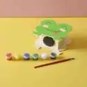 Tirelire grenouille à peindre avec 6 pots de peinture et pinceau