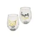 Duo de Verres Super Mom & Daddy Cool