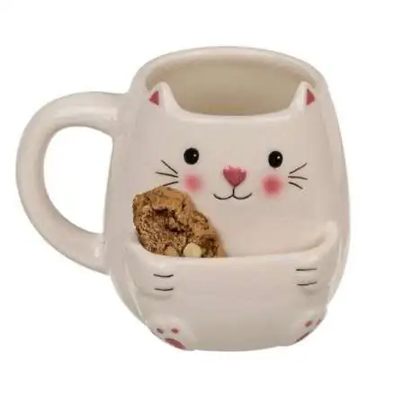 Tasse en forme de pattes de chat