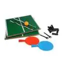 Jeu miniature avec Table de ping pong 2 raquettes, filet et 4 balles