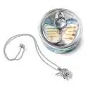 Coffret perle naturelle dans huitre et collier pendentif licorne