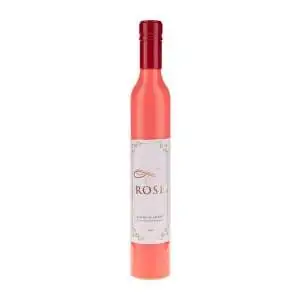 Parapluie pliable en forme de bouteille de vin rosé alcool