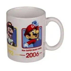 Mug jeu vidéo Super Mario 1987 à 2006 tasse originale geek