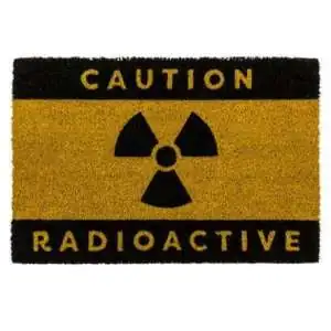 Paillasson Tapis entrée radioactive radioactif humoristique