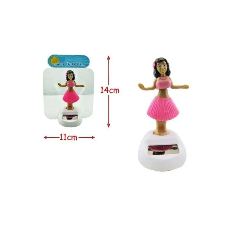 Figurine Solaire pour Voiture Qui Bouge Fille - Figurine Mobile