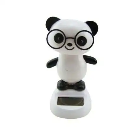 Figurine panda Solaire animé Panda énergie Solaire