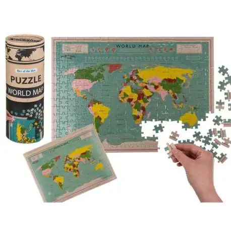 Puzzle Mappemonde 300 Pièces Puzzle carte de la terre pays