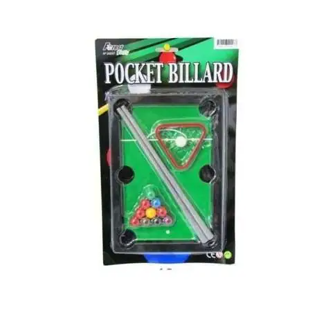 Jeu de billard miniature à emporter 2 queues de billard mini - Totalcadeau