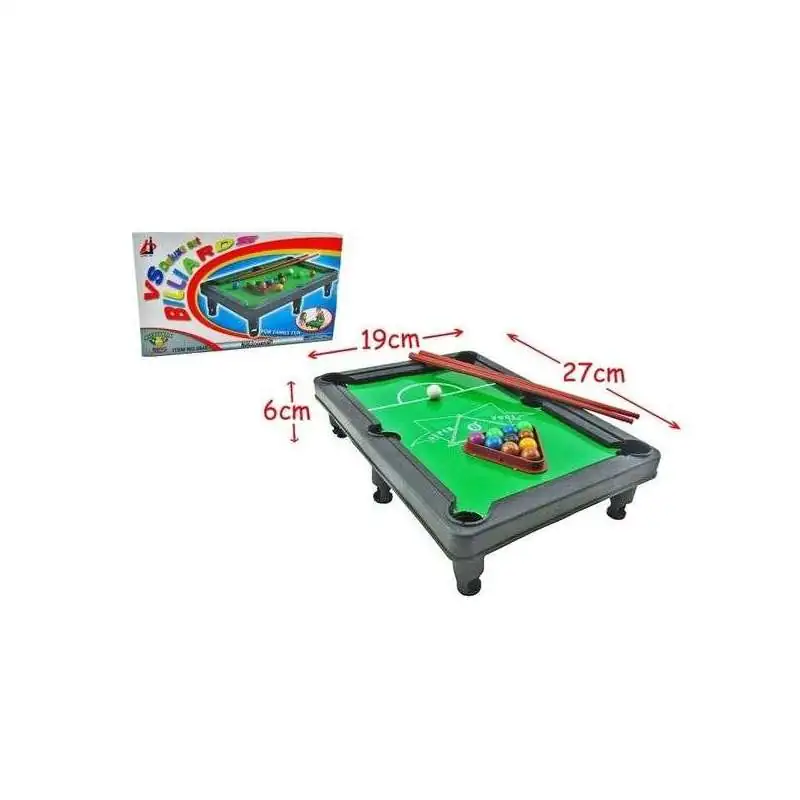 Jeu de Billard de table Miniature 27 cm 2 queues de billard 11 boules -  Totalcadeau