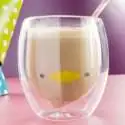Verre Double Paroi Caneton: Tasse Café & Thé Originale - Pour Fans de Poussins