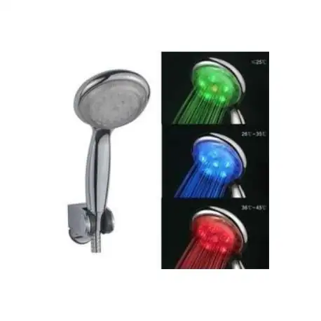 Pommeau de douche LED 3 couleurs lumineux