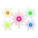 Flocon de neige à LED, multicoulor lumineux
