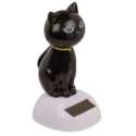 Figurine Solaire Chat: Hoche la Tête - Déco Animée Amusante et Écologique