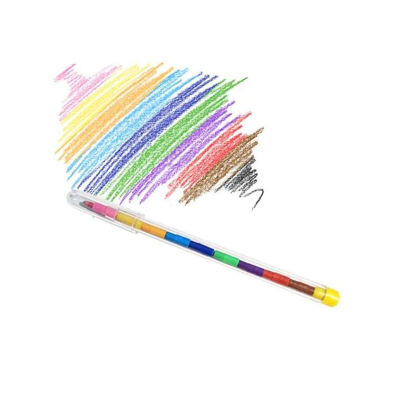 Crayon Pousse-Mine 10 Couleurs: Tout-en-Un - Créativité et Pratique -  Totalcadeau