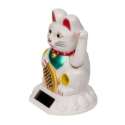 Maneki Neko Solaire: Chat Porte-Bonheur qui Bouge le Bras - Figurine Animée