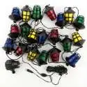 Guirlande de 20 lampions à LED colorés lumineux