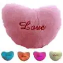Coussin lumineux à LEDs forme coeur oreiller