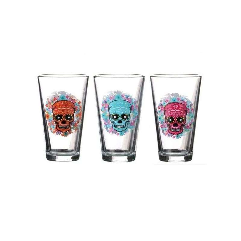 Lampe tête de mort mexicaine calavera 16 couleurs - lampe de